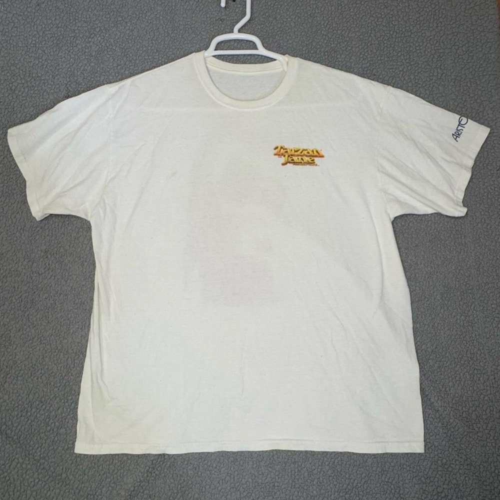 Vtg Tarzan & Jane Forbidden Temple Video Game T-Shirt Adult Size XL Short Sleeve
